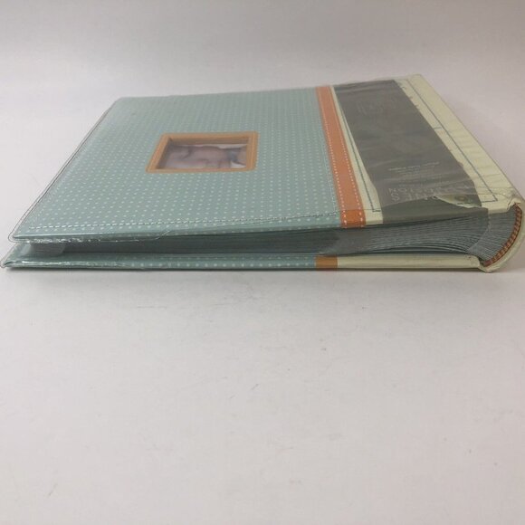 Burnes of Boston Photo Album Archival Paper CD Storage Rectangular Brown Blue - Picture 14 of 16